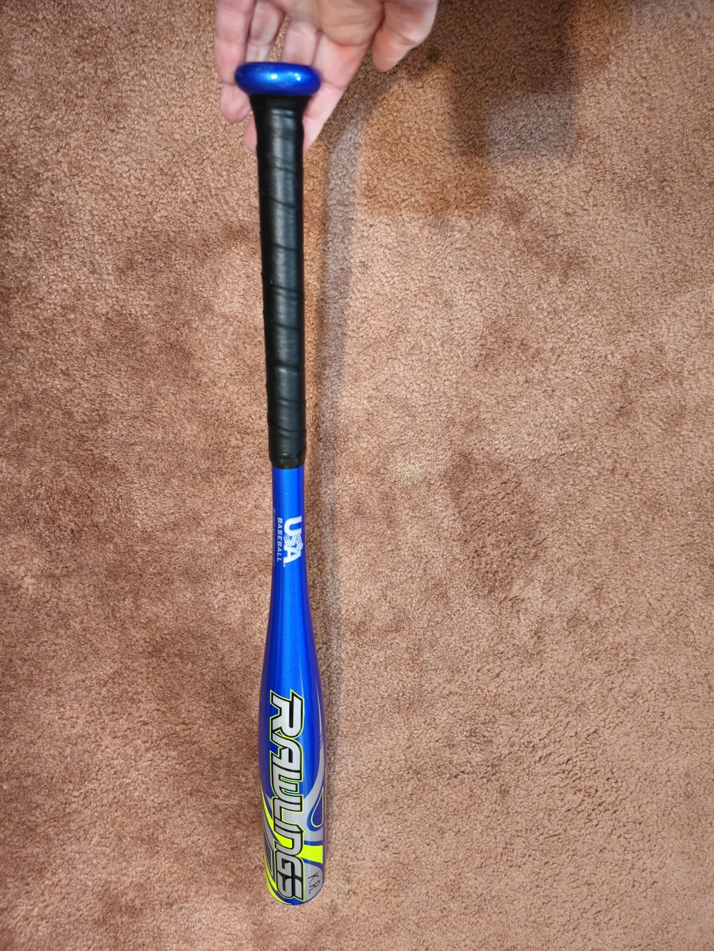 26” Teeball -12 Rawlings Savage Alloy Baseball Bat - Blue & Yellow- Never Used